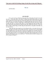 Tính toán và thiết kế hệ thống chưng cất tinh dầu sả năng suất 50kg