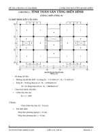 ĐỒ ÁN TỐT NGHIỆP KĨ SƯ XÂY DỰNGDỰ ÁN TÍNH SÀN
