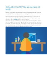 Hướng dẫn tự học PHP hiệu quả cho người mới bắt đầu