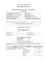 Đề thi phần mềm spss
