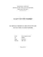 XÁC ĐỊNH GIÁ TRỊ ĐỆM CỦA MỘT SỐ NGUYÊN LIỆU SẢN XUẤT THỨC ĂN CHĂN NUÔI HEO