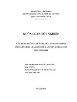 XÂY DỰNG ĐƯỜNG CHUẨN DỰ ĐOÁN NHANH THÀNH PHẦN HÓA HỌC CỦA KHÔ DẦU HẠT CẢI VÀ DDGS CHO MÁY NIRS 5000