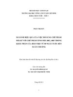 SO SÁNH HIỆU QUẢ CỦA VIỆC BỔ SUNG CHẾ PHẨM MIXH7 VỚI CHẾ PHẨM TINOMIX 4002, 4003 TRONG KHẨU PHẦN CỦA HEO THỊT TỪ 80 NGÀY TUỔI ĐẾN XUẤT CHUỒNG