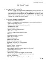 Trả lời câu hỏi ôn tập Mỹ Phẩm Dược