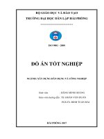 Chung cư an hòa thành phố hồ chí minh ( Đồ án tốt nghiệp Xây Dựng)