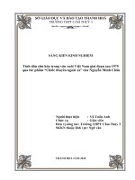 skkn tính dân chủ hoá trong văn xuôi việt nam giai đoạn sau 1975 qua tác phẩm “ chiếc thuyền ngoài xa” của nguyễn minh châu 