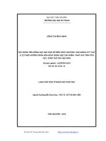 Xây dựng tiến trình dạy học một số kiến thức chương dao động cơ (vật lí 12) theo hướng phân hóa hoạt động học tập, nhằm phát huy tính tích cực, sáng tạo của học sinh 