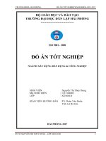 Chung cư tái định cư hải phòng ( Đồ án tốt nghiệp Xây Dựng)