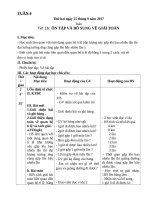 Tuần 4  lớp 5, các môn học trong chương trình tiểu học