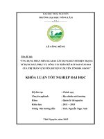 ỨNG DỤNG PHẦN MỀM GCADAS XÂY DỤNG BẢN ĐỒ HIỆN TRẠNG SỬ DỤNG ĐẤT, PHỤC VỤ CÔNG TÁC KIỂM KÊ ĐẤT ĐAI NĂM 2014 CỦA THỊ TRẤN VỊ XUYÊN, HUYỆN VỊ XUYÊN, TỈNH HÀ GIANG (Khóa luận tốt nghiệp)