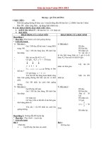 Giáo án Toán 5 chương 4 bài 2: Quãng đường