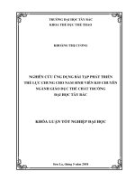 Nghiên cứu ứng dụng bài tập phát triển thể lực chung cho nam sinh viên k55 chuyên ngành giáo dục thể chất trường đại học tây bắc 