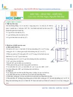 Bài 46 mặt trụ hình trụ khối trụ 