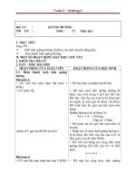 Giáo án Toán 5 chương 4 bài 2: Quãng đường