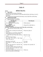 Giáo án Toán 5 chương 3 bài 3: Hình thang