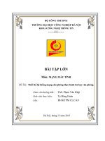 BTL Mạng Máy Tính Thiết kế hệ thống mạng cho phòng thực hành tin học văn phòng