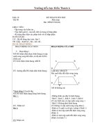 Giáo án Toán 5 chương 3 bài 3: Hình thang