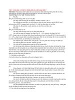 ĐÁP ÁN THI HẾT MÔN BÀO CHẾ PHẦN 2 ĐẠI HỌC THÀNH ĐÔ