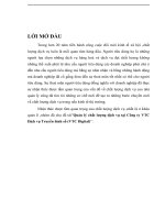 Bài thảo luận về Quản lý chất lượng dịch vụ tại Công ty VTC Dịch vụ Truyền hình số (VTC Digital)