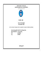 Trung tâm bảo tồn và nghiên cứu sinh vật biển hải phòng ( Đồ án tốt nghiệp Xây Dựng)