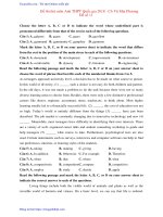 GIẢI CHI TIẾT đề thi thử môn Anh THPT Quốc gia 2018 – Đề số 11