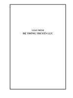 GIÁO TRÌNH HỆ THỐNG TRUYỀN LỰC ô tô