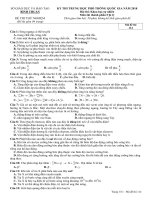 GIẢI CHI TIẾT đề thi thử môn Lý sở GDĐT Bình Thuận lần 1 – 2018