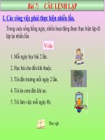 Bai 7 cau lenh lap tin hoc 8