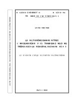 Quản lý không gian kiến trúc cảnh quan ven hồ với sự tham gia cộng đồng trên địa bàn quận ba đình, thành phố hà nội (tt) 