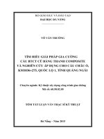 Tìm hiểu giải pháp gia cường cầu BTCT cũ bằng thanh composite và nghiên cứu áp dụng cho cầu châu ổ, KM1036+275, quốc lộ 1, tỉnh quảng ngãi (tt) 