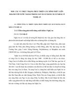 NHU cầu và THỰC TRẠNG PHÁT TRIỂN các HÌNH THỨC LIÊN DOANH với nước NGOÀI TRONG sản XUẤT HÀNG XUẤT KHẨU ở NGHỆ AN 