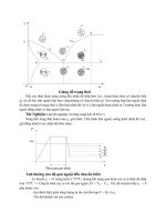 Bài tập Vật liệu học  Xác định gang để chế tạo chi tiết bánh răng có đường kính 2m, dày 200 mm, vận tốc quay bé hơn 10 vòngphút