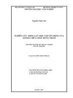 Nghiên cứu động lực học chuyển động của xuồng chữa cháy rừng tràm 