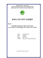 TÌM HIỂU PHƯƠNG THỨC BÁN HÀNG CỦA CÔNG TY BẤT ĐỘNG SẢN TOÀN CẦU XANH