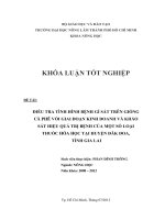 ĐIỀU TRA TÌNH HÌNH BỆNH GỈ SẮT TRÊN GIỐNG CÀ PHÊ VỐI GIAI ĐOẠN KINH DOANH VÀ KHẢO SÁT HIỆU QUẢ TRỊ BỆNH CỦA MỘT SỐ LOẠI THUỐC HÓA HỌC TẠI HUYỆN ĐĂK ĐOA, TỈNH GIA LAI