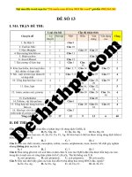 Đề hóa 2018 số 13   hóa   thầy vũ khắc ngọc 