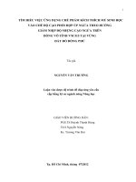 TÌM HIỂU VIỆC ỨNG DỤNG CHẾ PHẨM KÍCH THÍCH MỦ SINH HỌC VÀO CHẾ ĐỘ CẠO PHỐI HỢP ÚP NGỬA THEO HƯỚNG GIẢM NHỊP ĐỘ MIỆNG CẠO NGỬA TRÊN DÒNG VÔ TÍNH VM 515 TẠI VÙNG ĐẤT ĐỎ ĐỒNG PHÚ