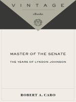 Robert a  caro   master of the senate  the year son (v5 0) 