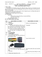 Giáo án hướng dẫn học tin học 3 cả năm