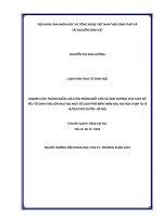 Nghiên cứu thành phần loài côn trùng bắt mồi và ảnh hưởng của một số yếu tố sinh thái lên mật độ một số loài phổ biến trên rau họ hoa thập tự ở huyện phú xuyên hà nội 