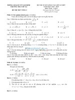 Đề thi thử vào lớp 10 môn toán năm học 2018 – 2019 trường THCS mỹ xá, nam định – đề thi tuyển sinh vào lớp 10 môn toán có đáp án 