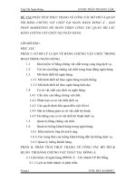 Phân tích thực trạng về công tác bố trí và quản trị bằng chứng vật chất tại ngân hàng đông á   giải pháp marketing để hoàn thiện công tác quản trị các 