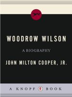 John milton cooper   woodrow wilson  a biography (v5 0) 