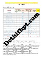 Đề hóa 2018 số 12   hóa   thầy vũ khắc ngọc 