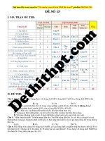 Đề hóa 2018 số 15   hóa   thầy vũ khắc ngọc 