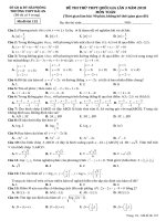 Bộ đề thi thử THPT quốc gia 2018 trường THPT hải an, hải phòng – đề thi minh họa THPT quốc gia năm 2018 môn toán 