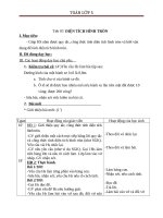 Giáo án Toán 5 chương 3 bài 7: Diện tích hình tròn