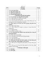 SKKN Sinh hoc9 Kinh nghiệm vận dụng kiến thức liên môn trong dạy học môn Sinh học 9 nhằm nâng cao ý thức bảo vệ môi trường