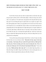 Phân tích hoạt động đánh giá thực hiện công việc  tại chi nhánh ngân hàng đầu tư và phát triển hưng yên 