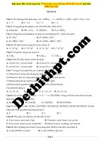 Đề số 10   hóa   gv tòng văn sinh 